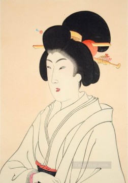 日本 Painting - 真の美人 1898年 豊原周信 日本人